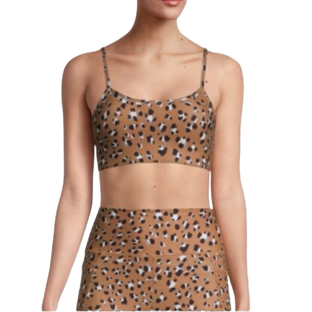 NWT Sage Collective Animal Print Sports Bra, Size Small
